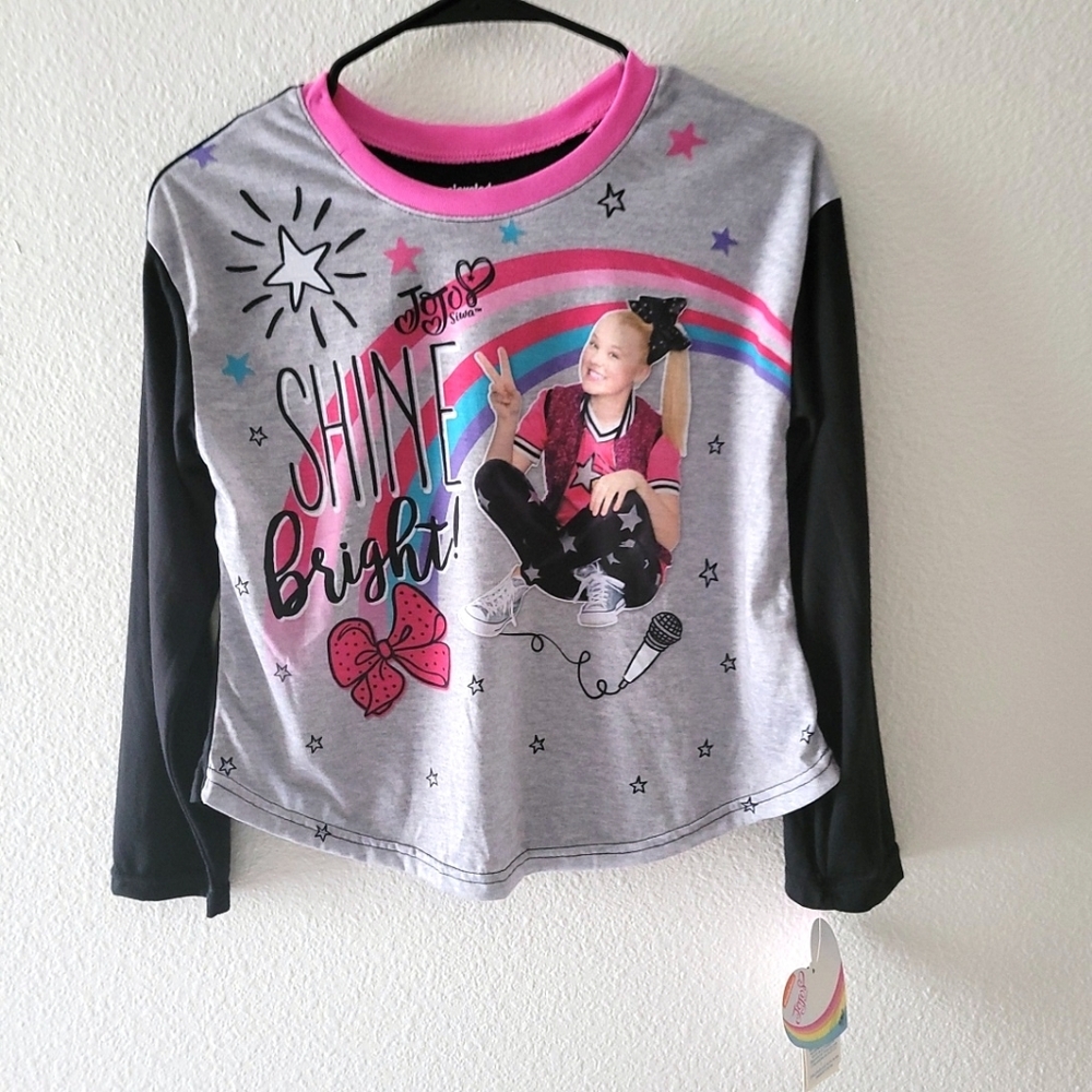 Jojo Siwa Girls PJ Long sleeve shirt